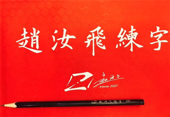 趙汝飛練字